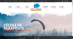 Desktop Screenshot of morzineparapente.com